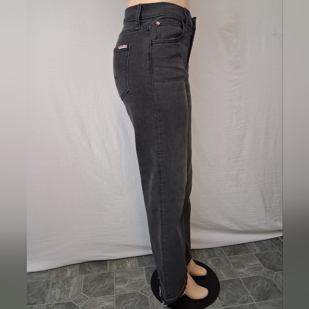 Hudson Jeans Washed Black Cropped Straight Ankle - Picture 5 of 16